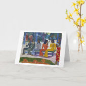 Carte Femmes tahitiennes, Gauguin (Fleur jaune)