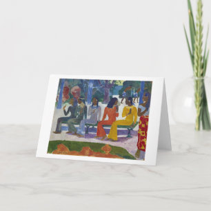 Carte Femmes tahitiennes, Gauguin