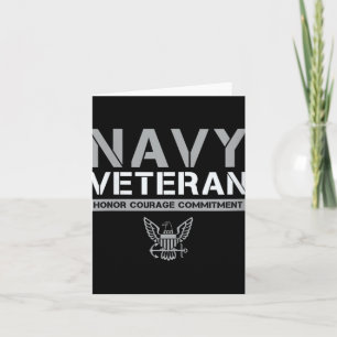 Carte Femmes US Navy - Vétéran Honneur Courage Engagemen