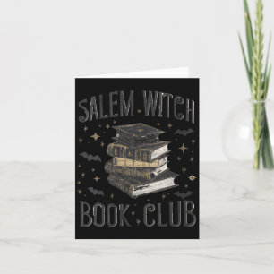 Carte Femmes Vintage Salem Book Club Chat Noir Bibliophi