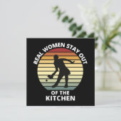 Carte Femmes vintages de Pickleball (Debout devant)