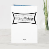 Carte Femmes vintages des années 1860 (Dos)