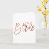 Carte Femmes Wedding shower Pour L'Avenir Mme Bride À Êt (Fleur jaune)