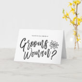 Carte FemmeSalles | Demande de Mariage d'écriture de scr (Fleur jaune)