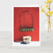 Carte fenêtre (Fleur jaune)