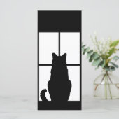 Carte Fenêtre Cat Cliquez pour Customiser Obtenir une dé (Debout devant)