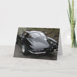 Carte Fenêtre de fractionnement de corvette noire classi