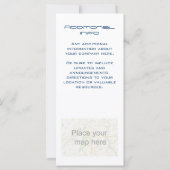 Carte Fenêtre de la cathédrale de Noël (Dos)