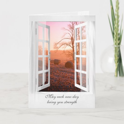 Carte Fenêtre de sympathie de Hay Bales (Devant)