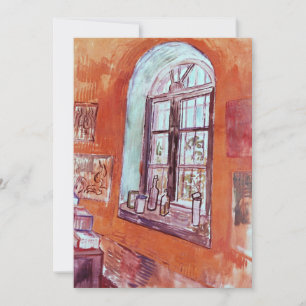 Carte Fenêtre du Studio de Vincent van Gogh à l'Asile