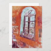 Carte Fenêtre du Studio de Vincent van Gogh à l'Asile (Devant / Derrière)