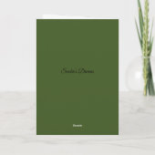 Carte Fenêtre ensoleillée, chat (Dos)