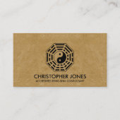 Carte Feng Shui Bagua noir et or (Devant)