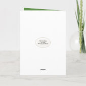 Carte Fente De Noël Dans Rainforest (Dos)