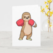 Carte Fente en boîte avec gants en boîte (Fleur jaune)