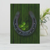 Carte fer à cheval chanceux (Debout devant)