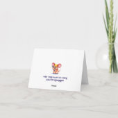 Carte Fer Cheese Man Business Souris Cravate lunettes Ne (Dos)