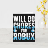 Carte Fera Corvées Pour Robux Vidéo de jeu vidéo drôle N (Fleur jaune)