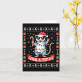 Carte Feral And Festive Ossum Christmas Sweater (Fleur jaune)