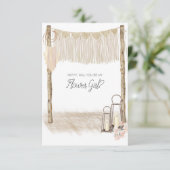 Carte Ferez-Vous Ma Demoiselle d'Honneur Moderne Bohème  (Debout devant)