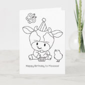 Carte Ferme Amis Couleur-C'Est-Vous-Vache Salutation (Devant)