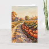 Carte Ferme champêtre et champ de citrouilles | Bénédict (Devant)