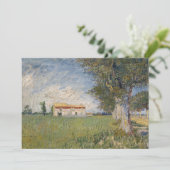 Carte Ferme dans une zone de blé | Vincent van Gogh (Debout devant)