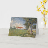 Carte Ferme dans une zone de blé | Vincent van Gogh (Fleur jaune)