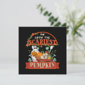 Carte Ferme de citrouilles Halloween (Debout devant)
