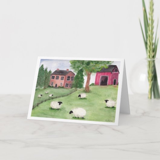 Carte Ferme de moutons Americana (Devant)