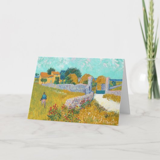 Carte Ferme en Provence par van Gogh : Vide (Devant)