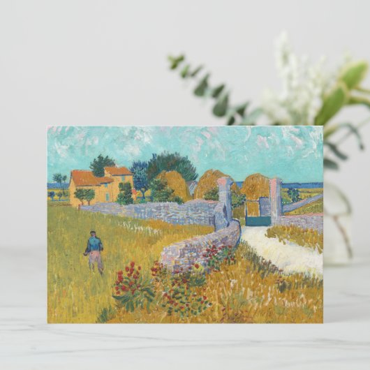 Carte Ferme en Provence | Vincent van Gogh (Debout devant)