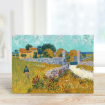 Carte Ferme en Provence | Vincent van Gogh<br><div class="desc">Ferme en Provence (1888) de l'artiste post-impressionniste néerlandais Vincent Van Gogh. L'oeuvre d'origine est une huile sur toile peignant le paysage en jaune doré et bleu aqua. Utilisez les outils de conception pour ajouter du texte personnalisé ou personnaliser l'image.</div>