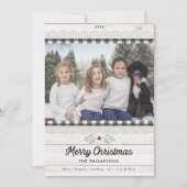 Carte Ferme rustique | Buffalo Check Christmas (Devant)