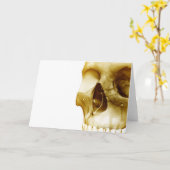 Carte Fermer la vue frontale du cerveau à l'intérieur du (Fleur jaune)