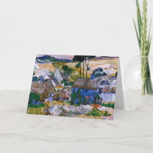 Carte Fermes près d'Auvers par Vincent van Gogh