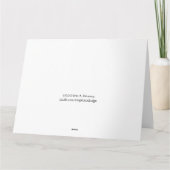 Carte féroce du jour de mère de lion de mamans (Dos)