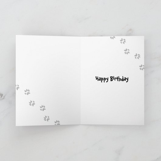 Carte Ferret d'anniversaire (Intérieur)