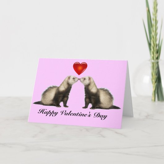Carte Ferret Valentine (Devant)