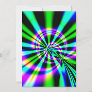 Carte Ferris Wheel Fractal Art