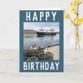 Carte Ferry à Isle of Islay, Scotland Card (Fleur jaune)