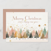 Carte Festif de Noël Appartement de vacances (Devant / Derrière)