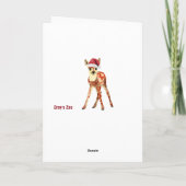 Carte Festif Fawn (Dos)