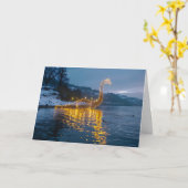 Carte Festif Loch Ness Glow (Fleur jaune)