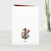 Carte Festif Noisette Personnalisable (Dos)