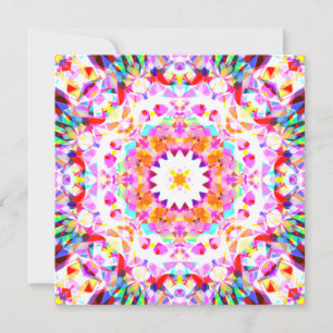 Carte Festif rouge rose jaune de Noël Star Festif Faisce