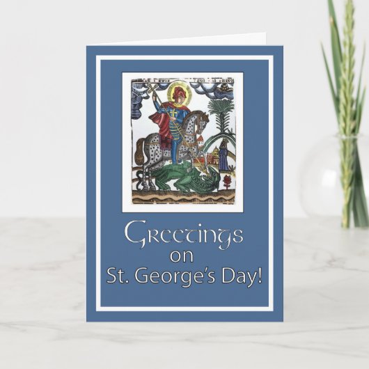 Carte Festin de St George, bleu (Devant)