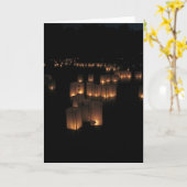 Carte Festival de lanterne (Fleur jaune)