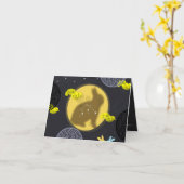 Carte Festival de mi-automne (Fleur jaune)