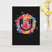 Carte Festival des écouteurs souriants (Fleur jaune)